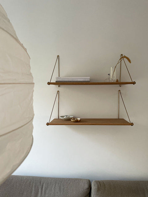 Loop Shelf - Wall mounted Danish shelf by WeDoWood