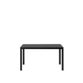 black workshop dining table by muuto