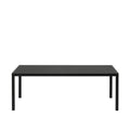 workshop dining table designed by muuto in black linoleum 