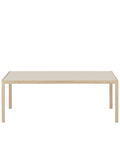 workshop dining table designed by muuto in warm grey