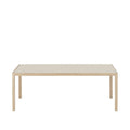 workshop dining table designed by muuto in warm grey