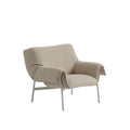 Wrap lounge chair in Ecriture 240 and Grey upholstery designed by muuto