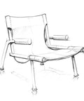 Wyatt Sling Chair by Gus* Modern