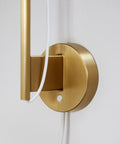 brass wall lamp detail by louis poulsen