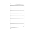 String® System galvanized wall panel 19.7 inch high by 11.8 inch deep for modular Scandinavian shelving