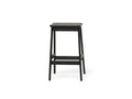 angle bar stool 65 by form and refine in black stained beech