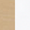 Artek Natural Lacquered Birch and White Ceramic Tiles swatch