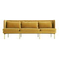 Bloke 95" Modern Sofa by Blu Dot in Ochre Velvet