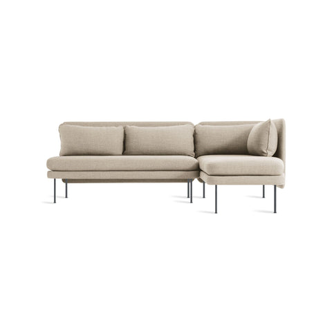 Bloke Armless Sofa With Chaise by Blu Dot