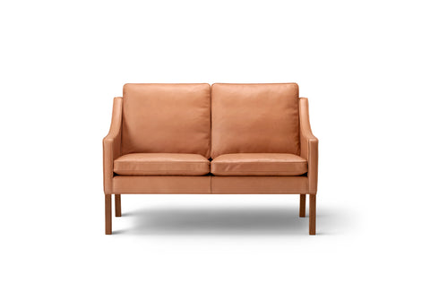 BM2208 Scandinavian Leather Sofa by Borge Mogensen for Fredericia Furniture