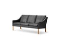 Mid-century Danish leather sofa – BM2209 by Fredericia, designed by Børge Mogensen