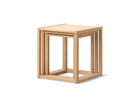 BM375 Nesting Tables by Børge Mogensen for Fredericia Furniture