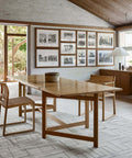 bm61 dining chairs and dining table by borge mogensen in a scandinavian inspired room