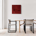 bm61 dining chair by borge mogensen with black oak frame and natural linen webbing