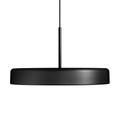 Black Blu Dot Bobber Large Pendant Light in black, front view