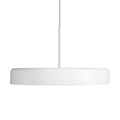 White Blu Dot Bobber Large Pendant Light in white, front view