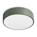 bobber small flush mount light by Blu Dot in grey green