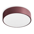 bobber small flush mount light by Blu Dot in oxblood
