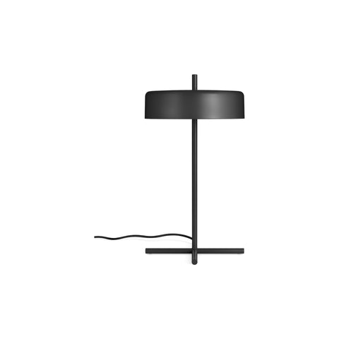 minimalist bobber table lamp by Blu Dot in black