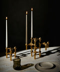 STOFF Nagel Candle Holder, Solid Brass