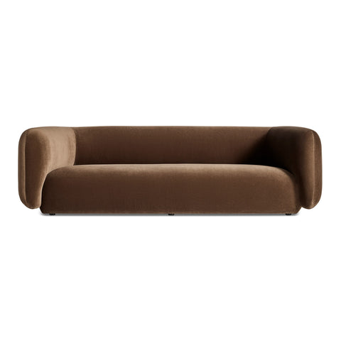bustle 101" sofa by Blu Dot in coffee velvet