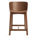 buddy stool by Blu Dot in walnut