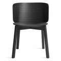 buddy chair by Blu Dot in black on ash