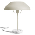 beau modern table lamp by blu dot in putty 