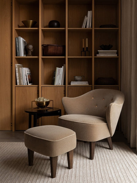 Audo Copenhagen Ingeborg Ottoman in a styled interior