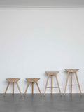 Audo Copenhagen ML42 Stool, Counter & Bar Height in a styled interior