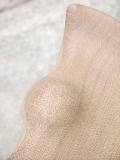 natural oak dining stool in natural oak designed by scandinavian designer mogens lassen for audo copenhagen