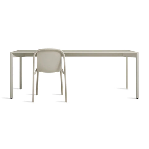 Blu Dot Comeuppance 80" dining table in Putty with Decade Chair