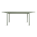 Blu Dot Comeuppance 82" Capsule dining table in Grey Green