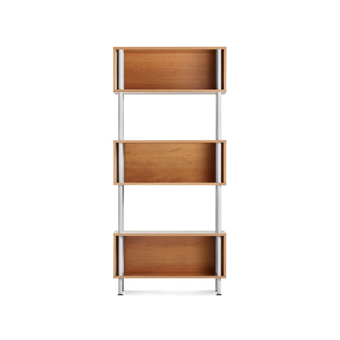 modern Chicago 3 box shelving by blu dot in  cherry wood