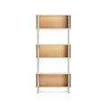 modern Chicago 3 box shelving by blu dot in  maple