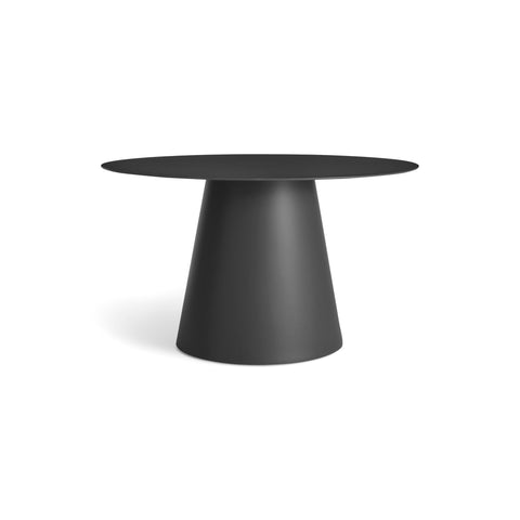 Circula 52 Round Table by Blu Dot in Oblivion, low front view