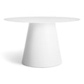 Circula 52 Round Table by Blu Dot, low front view