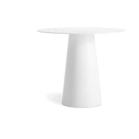 Circula Cafe Table by Blu Dot, low front view