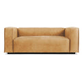 Cleon 74" Sofa by Blu Dot in camel leather