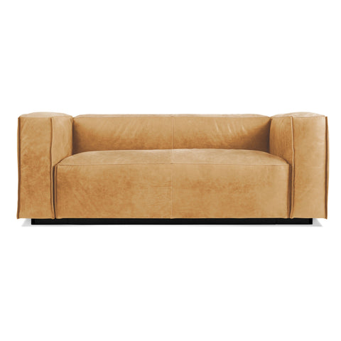 Cleon 74" Sofa by Blu Dot in camel leather