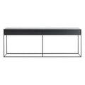Construct 2 Drawer Console by Blu Dot in marble and oblivion 
