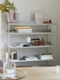 minimalist and modern Scandinavian bookshelf by muuto 