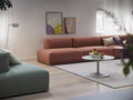 muuto soft coffee table lifestyle image with muuto sofa