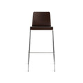 Stool Stool by Blu Dot in Graphite On Oak, barstool height, front view