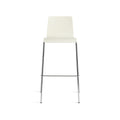 Stool Stool by Blu Dot in White, barstool height, front view