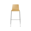 Stool Stool by Blu Dot in Technical and White Oak, barstool height, front view