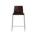 Stool Stool by Blu Dot in Graphite On Oak, counter stool height, front view