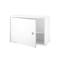 White Cabinet with Swing Door for String® System modular shelving