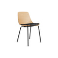 Clean Cut Seat Pad by Blu Dot in Vesper Charcoal, low three-quarter view