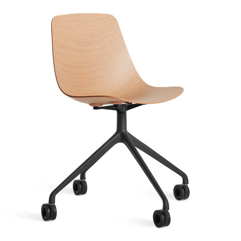 clean cut task chair by Blu Dot in white oak